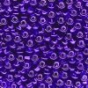 Rocailles 2,5mm, diamantées, bleu marine