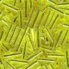 Tubes 6mm métalliques, jaune