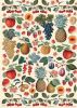 Papier découpage, fruits