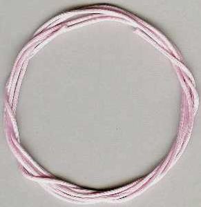 Cordelette de satin HQ 1mm de diamètre, rose