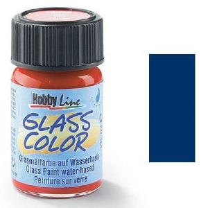 Peinture pour verre Hobby Line, bleu foncé