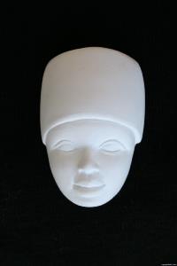 Powertex, Plâtre, Lady africaine, visage