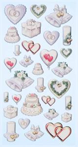 Sticker 3D, mariage