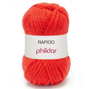 Laine Phildar, Rapido, vermillon