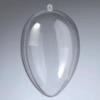 Oeuf en plastique transparent, 6cm 