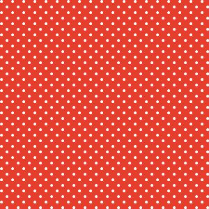 Feuille de feutrine semi-rigide 1mm, rouge à pois