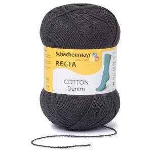 Laine Schachenmayr Regia, Cotton Denim, anthracite