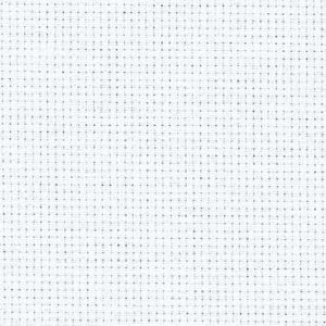 Toile DMC, aïda 5,4 points/cm, blanc irisé