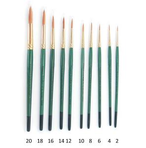 Pinceau Tri Star, synthétique, rond à poil doux, n°10