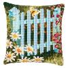 Kit Vervaco, coussin 40cm, Barrière de jardin