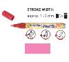 Peinture pour porcelaine Hobby Line, stylo, pailleté, rose