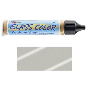 Peinture pour verre Hobby Line, contour liner, argent