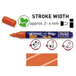 Peinture pour tissus Javana Texi Mäx, opaque, stylo, cuivre