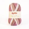 Laine Katia, Peques plus, rose-brun-taupe-blanc