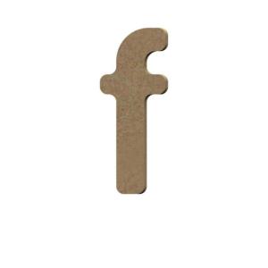 Lettre minuscule 5cm : f