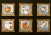 Tissu, Fowl play kanvas, tableaux poules