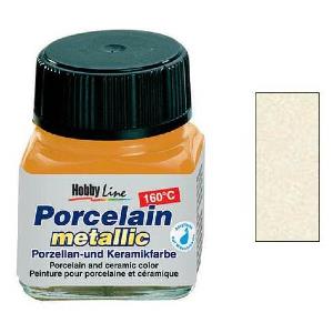 Peinture pour porcelaine Hobby Line, métallisée, nacre