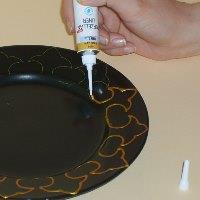 Peinture brillante sur porcelaine, liner 20ml