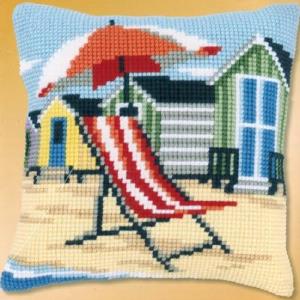 Kit Vervaco, coussin 40cm, Chaise de plage