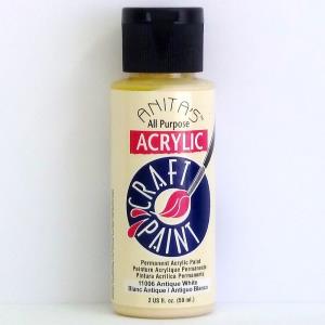 Anita's peinture acrylique mate, blanc antique