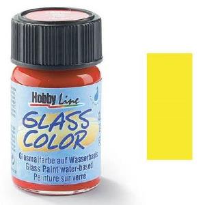 Peinture pour verre Hobby Line, jaune citron