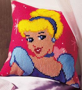 Kit Vervaco, coussin 40cm, Cendrillon