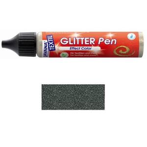Peinture pour tissus Javana Textil, pailletée, pen 3D, noir