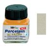 Peinture pour porcelaine Hobby Line, métallisée, argent