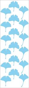 Transferts, adhésifs, ginkgo