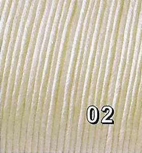 Cordelette de coton 1mm de diamètre, crème