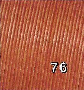 Cordelette de coton 1mm de diamètre, cognac