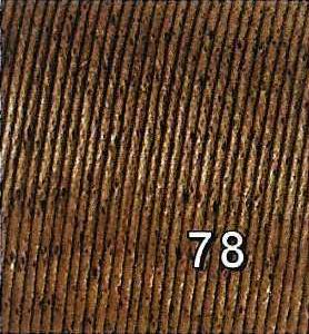 Cordelette de coton 1mm de diamètre, brun