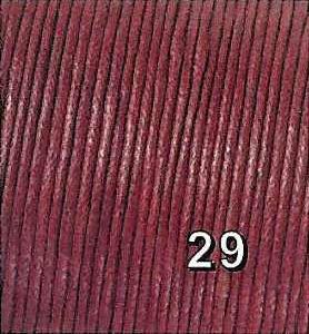 Cordelette de coton 2mm de diamètre, bordeaux