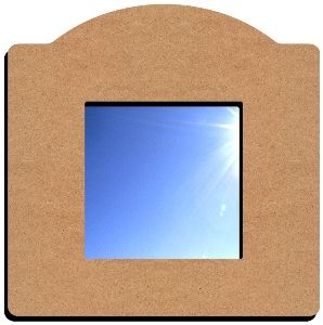 Miroir carré 38x38cm , Oriental