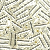 Tubes 6mm métalliques, argenté