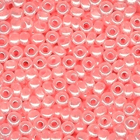Rocailles 2,5mm, nacrées, rose