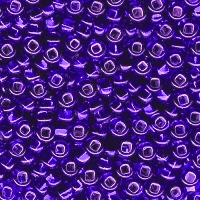 Rocailles 2,5mm, diamantées, bleu marine