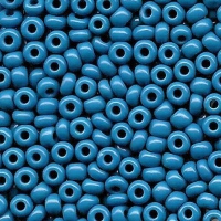 Rocailles 2,5mm, opaques, bleu lavande