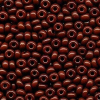 Rocailles 2,5mm, opaques, chocolat