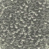Rocailles 2,5mm transparentes, gris