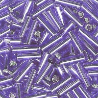 Tubes 6mm métalliques, marine claire