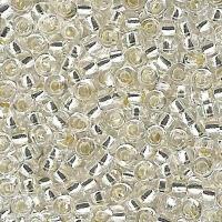 Rocailles 2,5mm, coloris spéciaux, argent