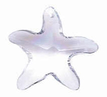 Pendentif "Swarovski" Etoile de mer cristal