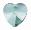 Pendentif "Swarovski" Coeur medium emerald