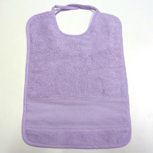 Bavoir en éponge 25x31cm, lilas