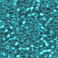 Rocailles 2,5mm, diamantées, bleu