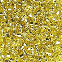 Rocailles 2,5mm, diamantées, doré